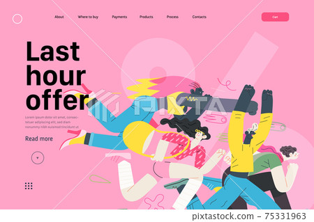 Discounts, sale, promotion, web template Discounts, sale, promotion, web template 75331963