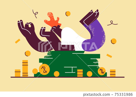 Financial success, wealth, money concept Financial success, wealth, money concept 75331986