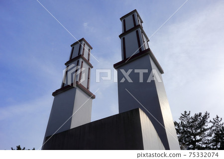 Romantic Ibaraki (Two reverberatory furnaces of the Mito domain were built. Cannon casting is not possible without more than two furnaces.) Nakaminato 75332074