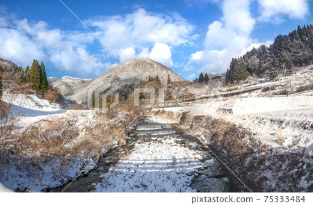 Snow scene of Hyonosen Kokusai Ski Resort (Yabu City, Hyogo Prefecture) * Shooting position in the comment section of the work Snow scene of Hyonosen Kokusai Ski Resort (Yabu City, Hyogo Prefecture) * Shooting position in the comment section of the work 75333484