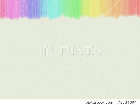 Off-white paper with rainbow-colored frame no.02 Off-white paper with rainbow-colored frame no.02 75334094