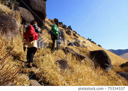 Aso South Sotowayama "Ichinomine / Ninomine" Family mountain climbing popular course 75334337