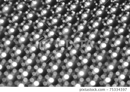 Blurred metal sphere that glitters 75334397