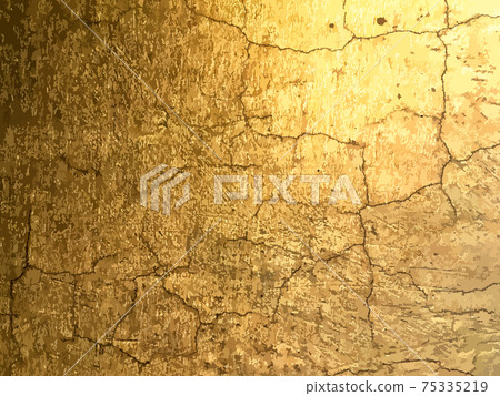 Gold Marbling Texture design for poster, brochure, invitation, cover book, catalog. Vector 75335219