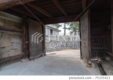Fukuyama Castle Suji Iron Gate in Fukuyama City, Hiroshima Prefecture Fukuyama Castle Suji Iron Gate in Fukuyama City, Hiroshima Prefecture 75335421