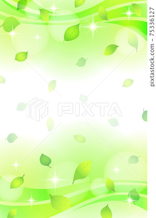 Refreshing fresh green background material Refreshing fresh green background material 75336127