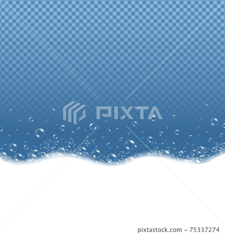 Soap Foam And Bubbles On Transparent Background Soap Foam And Bubbles On Transparent Background 75337274