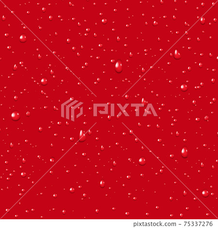 Water Drop With Red Background Water Drop With Red Background 75337276
