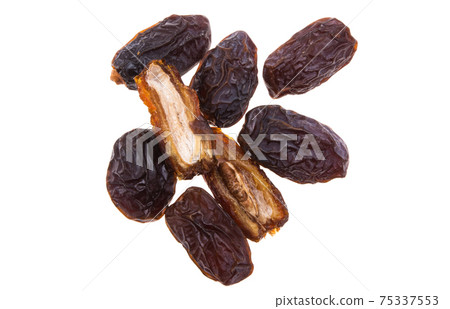 dates isolated dates isolated 75337553