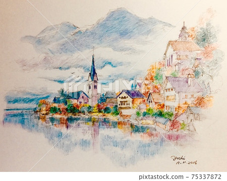 在歐洲的湖岸上 在歐洲的湖岸上 75337872