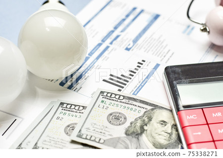Monthly utility bills 75338271