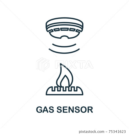 Gas Sensor icon. Simple element from sensors icons collection. Creative Gas Sensor icon ui, ux, apps, software and infographics Gas Sensor icon. Simple element from sensors icons collection. Creative Gas Sensor icon ui, ux, apps, software and infographics 75341623