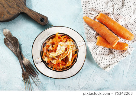 soy asparagus soy asparagus 75342263