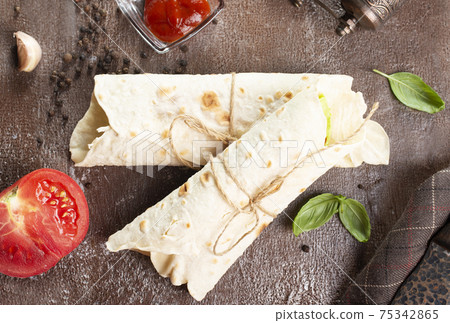 Homemade lavash Homemade lavash 75342865