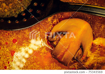 Chinese muchroom curry with souse Chinese muchroom curry with souse 75343569