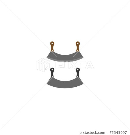 Knife icon logo design vector template 75345997