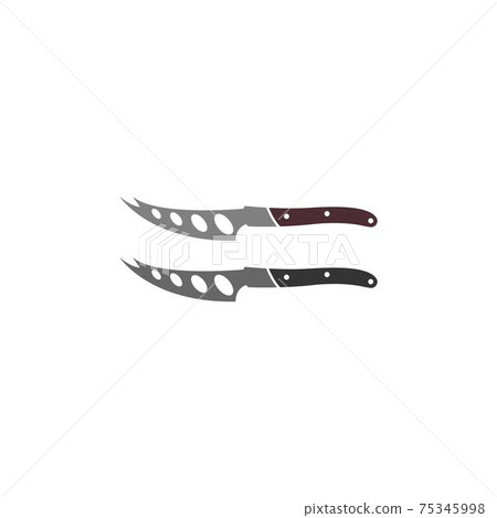 Knife icon logo design vector template Knife icon logo design vector template 75345998