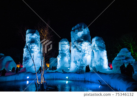 Shikotsu湖冰上節日 75346132