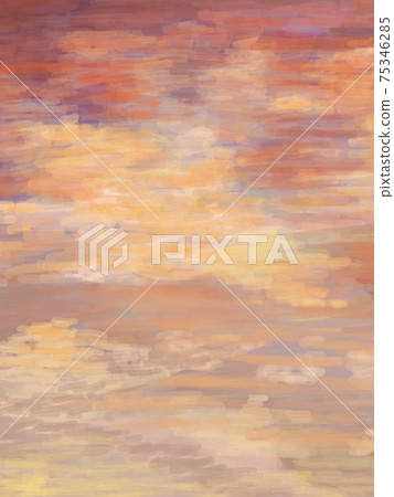 傍晚的天空垂直 傍晚的天空垂直 75346285