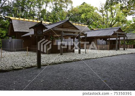 Ise Jingu, Naiku Betsumiya, Isanagimiya and Tsukiyomimiya (Tsukiyomimiya) 75350391