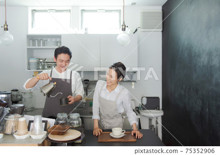 Image of independent opening (cafe / restaurant) Image of independent opening (cafe / restaurant) 75352906