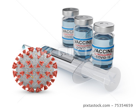vaccine and syringe vaccine and syringe 75354659