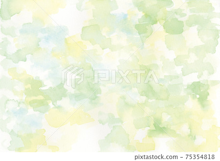 Forest fresh green summer marble gradation watercolor illustration Forest fresh green summer marble gradation watercolor illustration 75354818