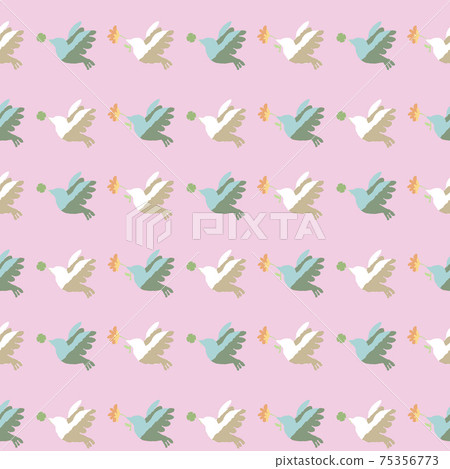 White bird and blue bird White bird and blue bird 75356773