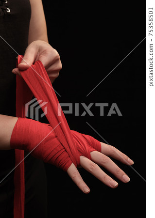 boxer wearing strap 75358501