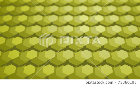 CG Hexagon Background image composed of many hexagons 75360195