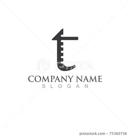 T letter logo and symbol vector image T letter logo and symbol vector image 75360736