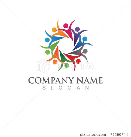 Community, network and social icon Community, network and social icon 75360744