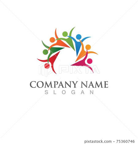 Community, network and social icon Community, network and social icon 75360746