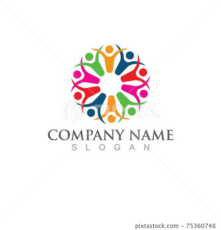 Community, network and social icon Community, network and social icon 75360748