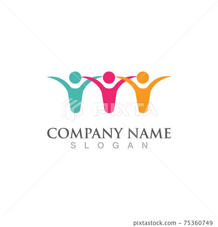 Community, network and social icon Community, network and social icon 75360749