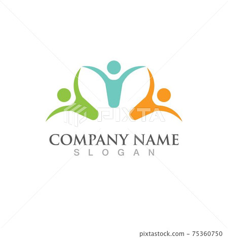 Community, network and social icon Community, network and social icon 75360750
