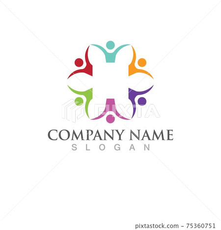 Community, network and social icon Community, network and social icon 75360751