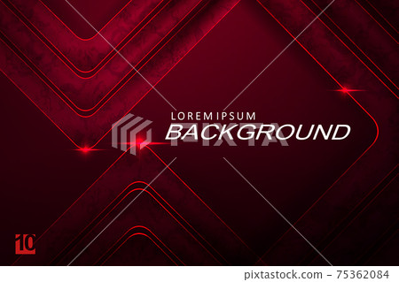 Dark composition with a gradient of red, abstract textural arrow with glitter 75362084