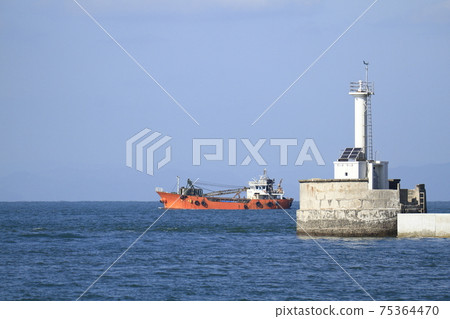 貨船離開Oiketa City Miike Port, 貨船離開Oiketa City Miike Port, 75364470