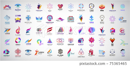 Vector huge set of abstract Logos And Icons. Design identity Elements Collection Isolated. Flat Icons For Business Template Logo, Business Symbol, men, geometric shape, family, flow, dual Vector huge set of abstract Logos And Icons. Design identity Elements Collection Isolated. Flat Icons For Business Template Logo, Business Symbol, men, geometric shape, family, flow, dual 75365465