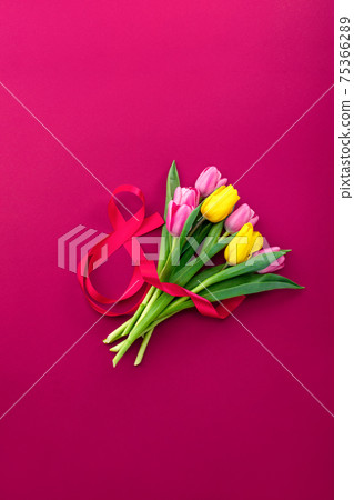 The Eighth of March world women's Day celebration greeting card or banner template The Eighth of March world women's Day celebration greeting card or banner template 75366289