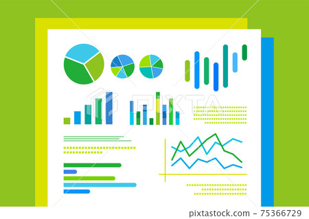 Graph Business AI Illustration Vector Material Flat Icon Simple Graph Business AI Illustration Vector Material Flat Icon Simple 75366729