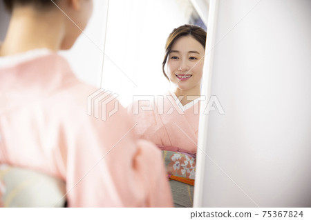 自穿和服素色 75367824