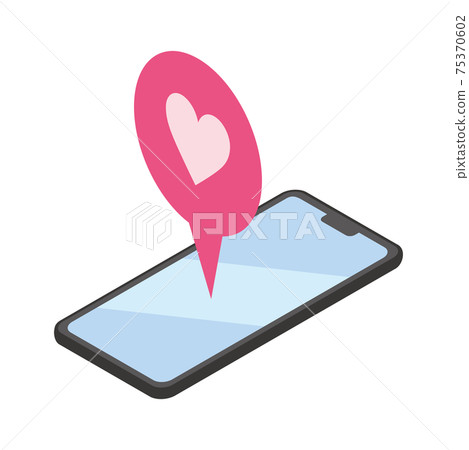 智能手機通知心 75370602