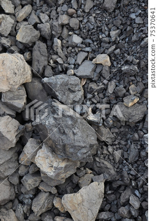 black colored coal stock 75370641