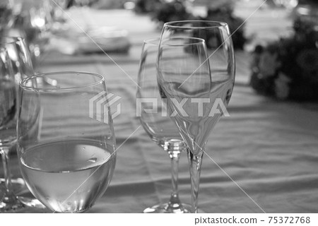 Glass with water Glass with water 75372768