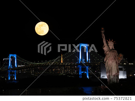 night scape, night scene, night scenery 75372821