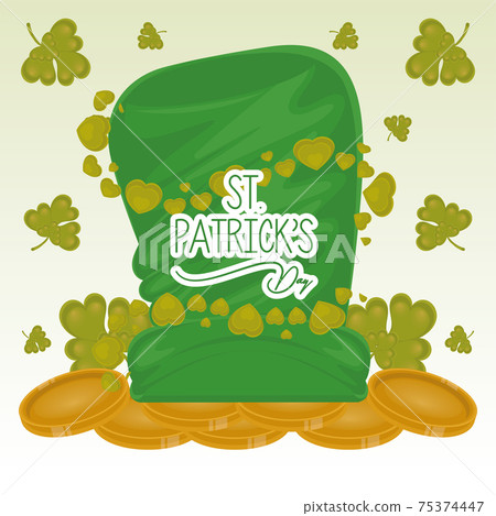 Saint patricks day card 75374447