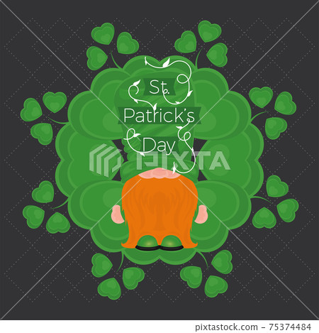 Saint patricks day card 75374484