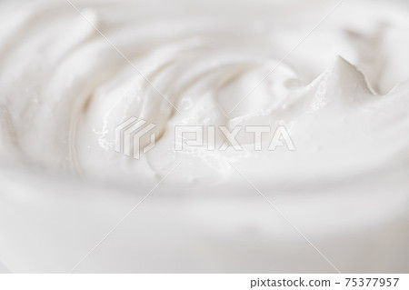 Homemade organic whipped cream, product texture Homemade organic whipped cream, product texture 75377957